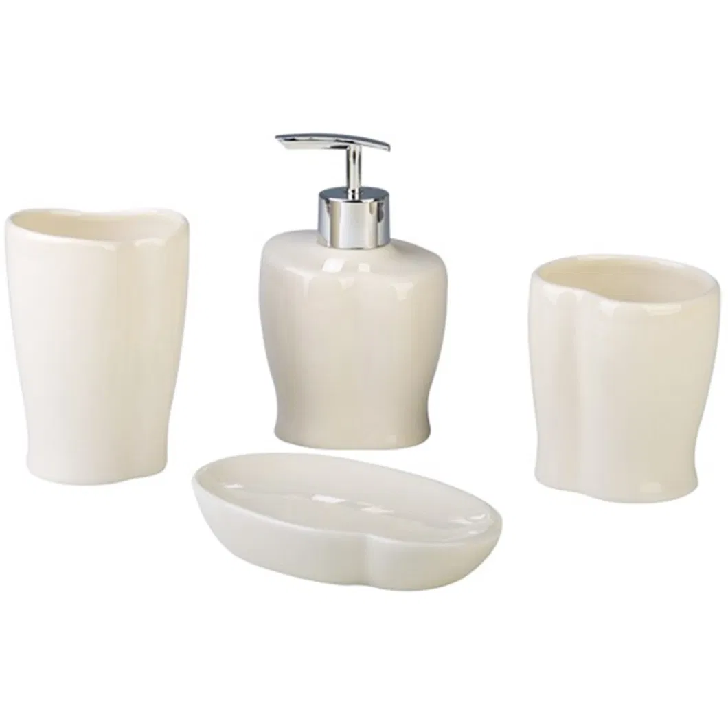 Modern Luxury Design Hotel Home Ceramic Bath Holder Set