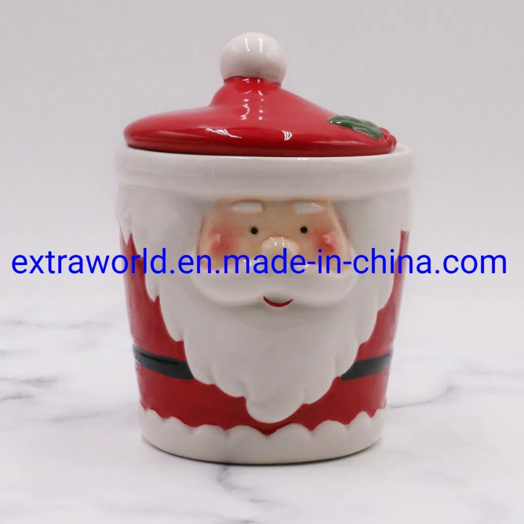 Ceramic Food Storage Jar for Christmas