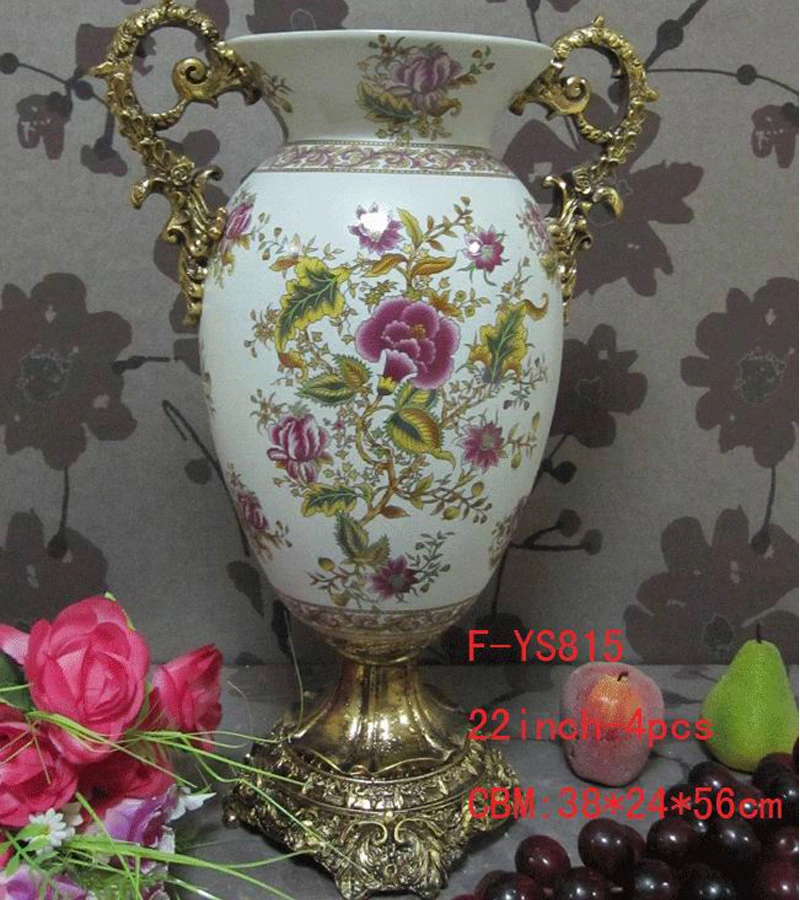 Wholesale Ceramic Cans, European Home Furnishings, Pastoral Vase Decoration Jar