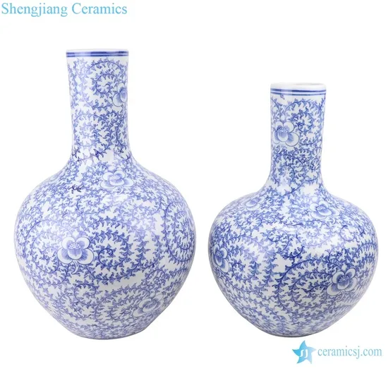 J213 chinês azul e branco antigo pintura à mão conjuntos de jarra de gengibre decoração de casa qing vasos de cerâmica e porcelana